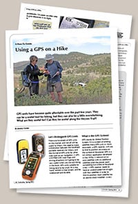 Click to view How-to guide for using a GPS hiking