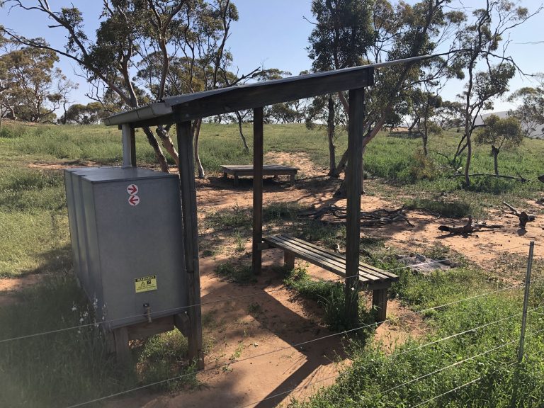 Mount Elm campsite with new platform