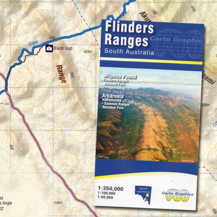 Flinders Ranges map The Friends of the Heysen Trail