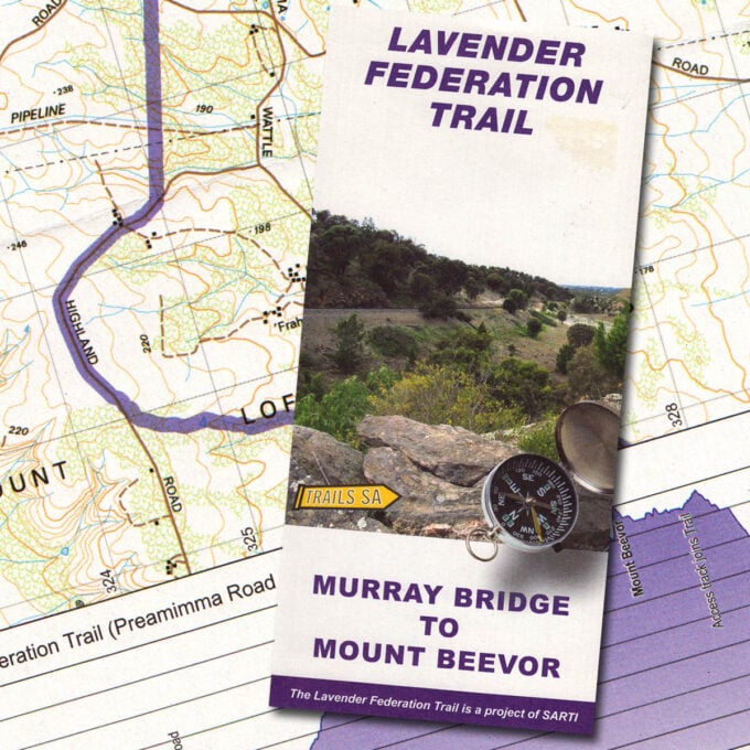 Lavender Federation Trail, Map 1, Murray Bridge to Mt Beevor