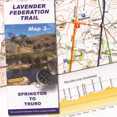 Lavender Federation Trail, Map 3, Springton to Truro