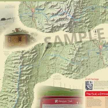 Heysen Trail sheet map 4, Burra to Spalding - Image 2