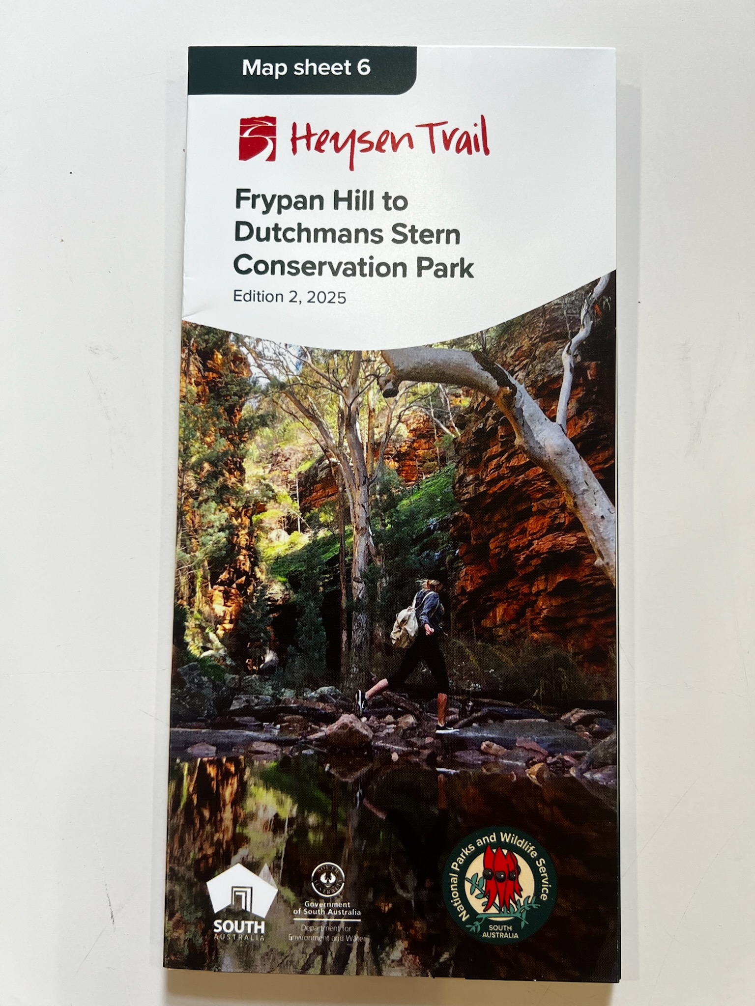 Heysen Trail sheet map 6, Edition 2, 2025 Frypan Hill to