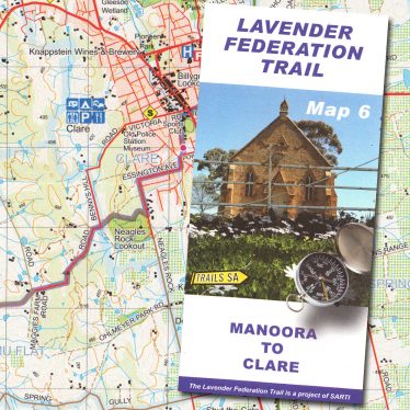 Lavender Federation Trail, Map 6, Manoora to Clare
