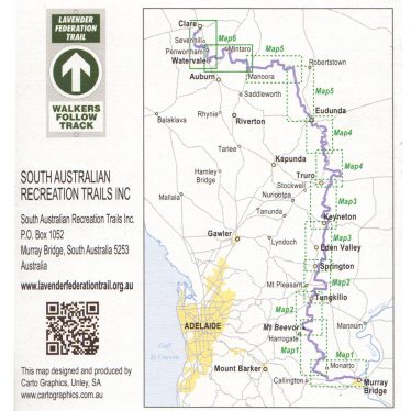 Lavender Federation Trail, Map 6, Manoora to Clare - Image 3