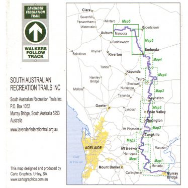Lavender Federation Trail, Map 5, Eudunda to Manoora - Image 3