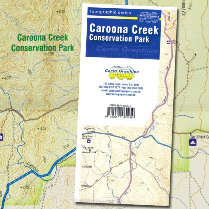 Caroona Creek Conservation Park topographic map