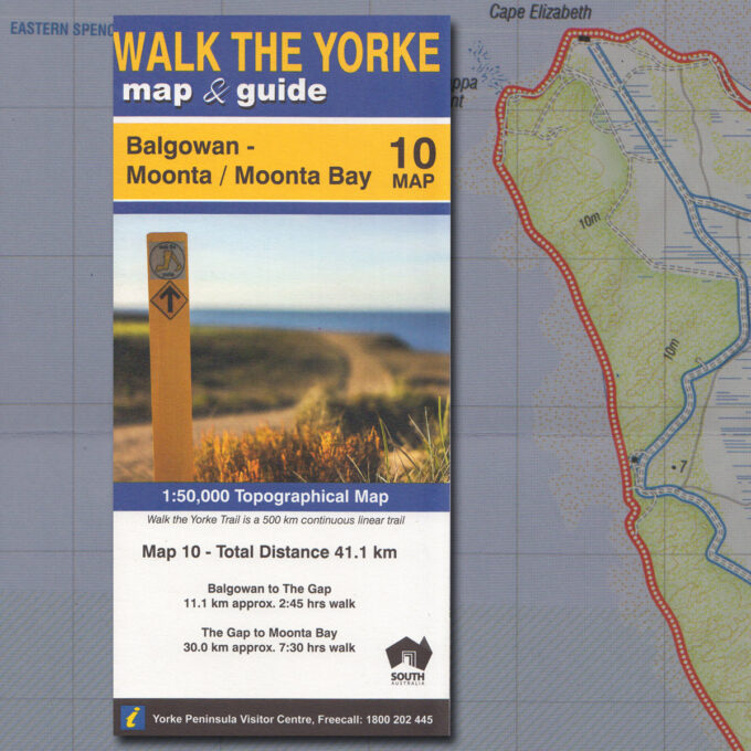 Walk the Yorke map 10 - Balgowan to Moonta Bay