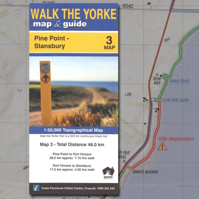 Walk the Yorke map 3 - Pine Point to Stansbury