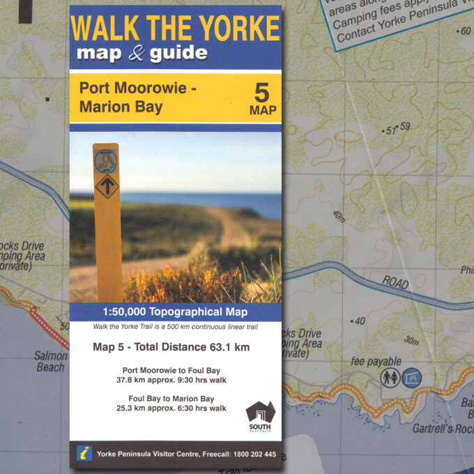 Walk the Yorke map 5 - Port Moorowie to Marion Bay