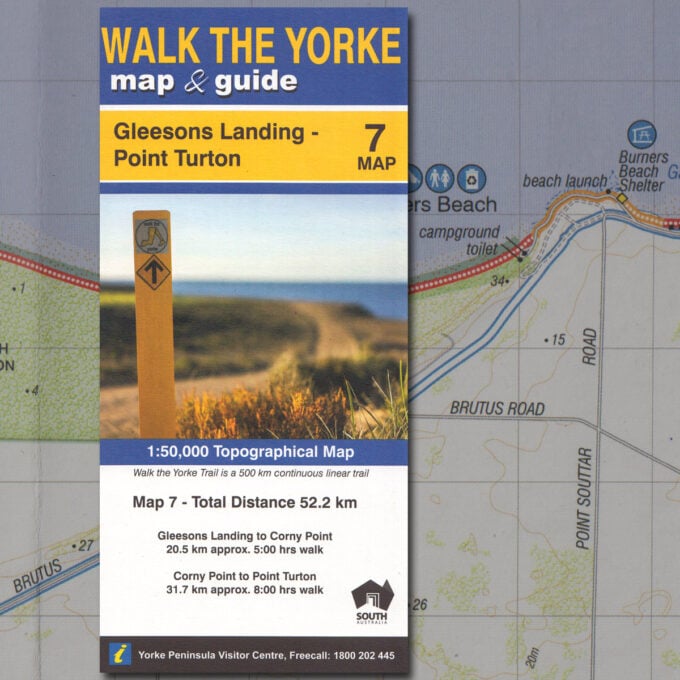 Walk the Yorke map 7 - Gleesons Landing to Point Turton
