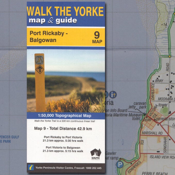 Walk the Yorke map 9 - Port Rickaby to Balgowan