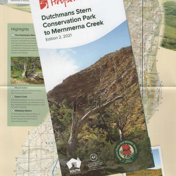 Heysen Trail sheet map 7, Edition 2, 2021 - Dutchmans Stern Conservation Park to Mernmerna Creek