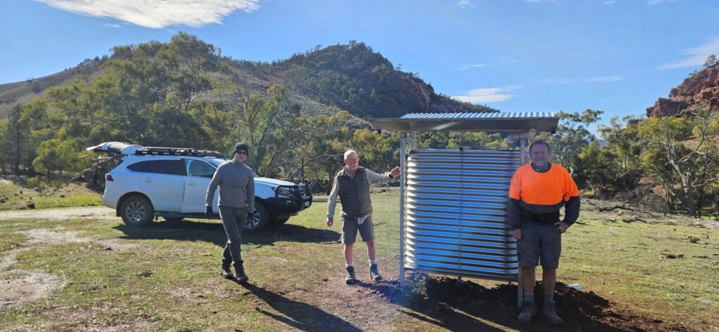 Argadells tank | Friends of the Heysen Trail