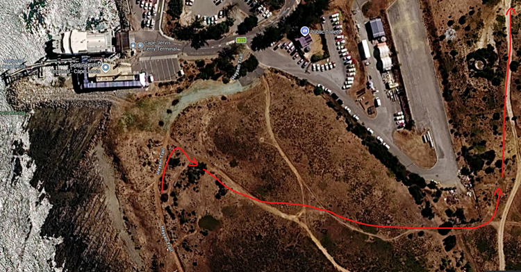 From Monday 19 Oct to Friday 23 Oct 2026 Trail Walkers will need to bypass the Cape Jervis Terminal and surrounding precinct